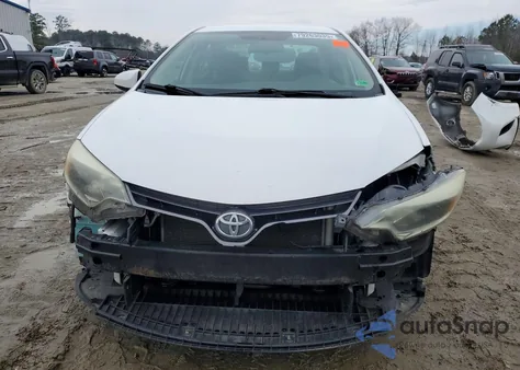 2016 Toyota Corolla Le z USA, uszkodzony, nr VIN 2T1BURHE5GC585403